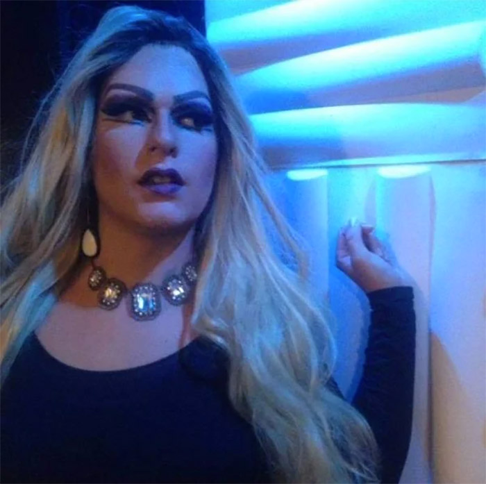 Drag queen Aysha Calyare