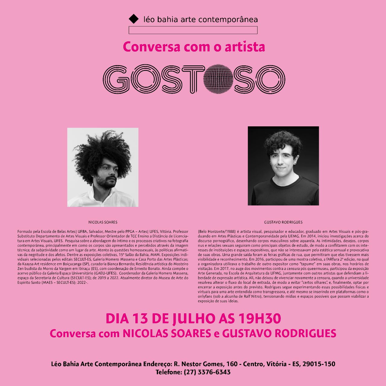 Conversa com Nicolas Soares e Gustavo Rodrigues